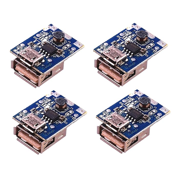 Buy INVENTO 4pcs 5V StepUp Power Module Lithium ion Battery Charging