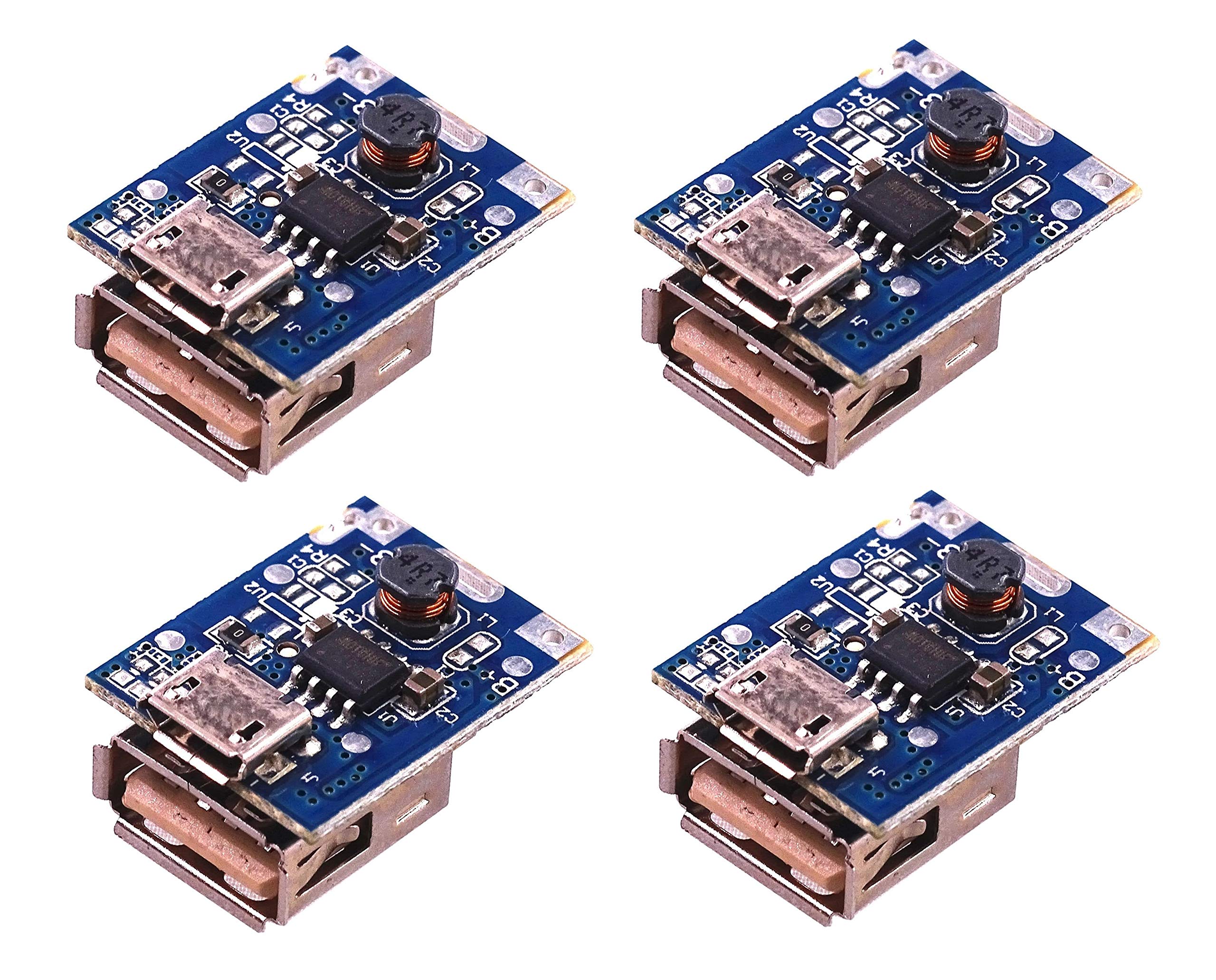 Buy INVENTO 4pcs 5V StepUp Power Module Lithium ion Battery Charging