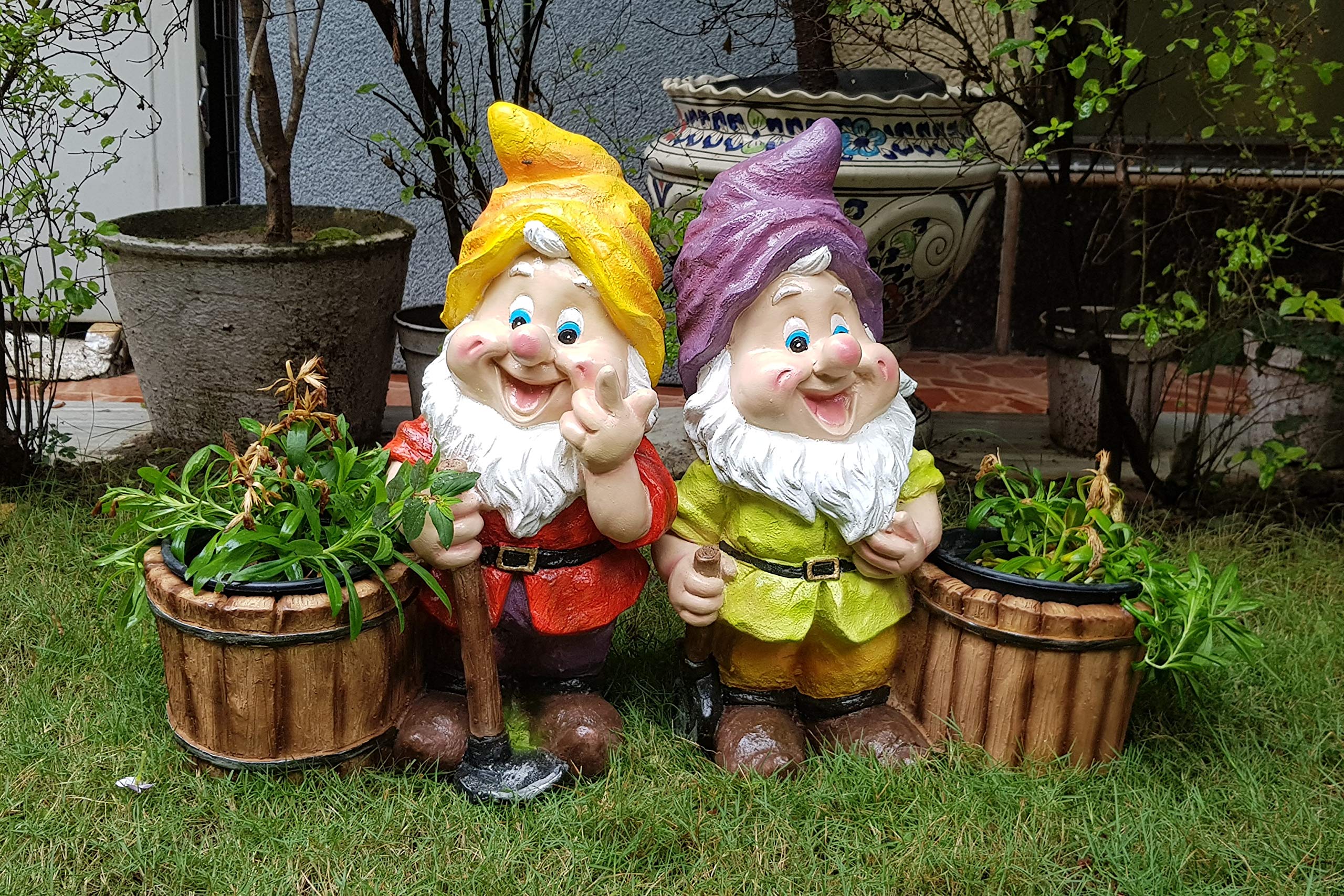 Wonderland Gnome Planter Garden pots,c (Set of 2 Gnome Planters) (B082HR25QS) Amazon Price History, Amazon Price Tracker