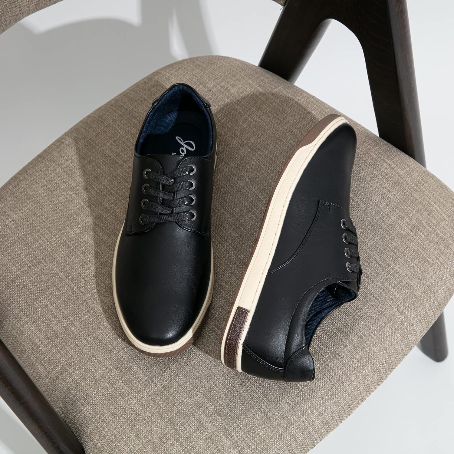 Jousen Men's Fashion Sneakers Casual Shoes for Men Dress Sneakers Oxfords Shoes - Image 5