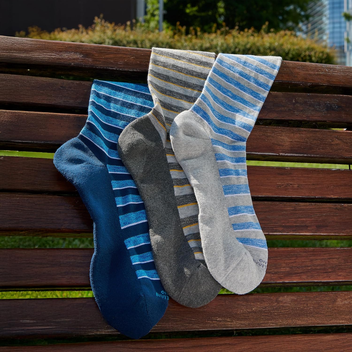 Marcoliani Milano Made in Italy - Socks for Sneakers | Essence of Cotton Simple Stripe Sneaker