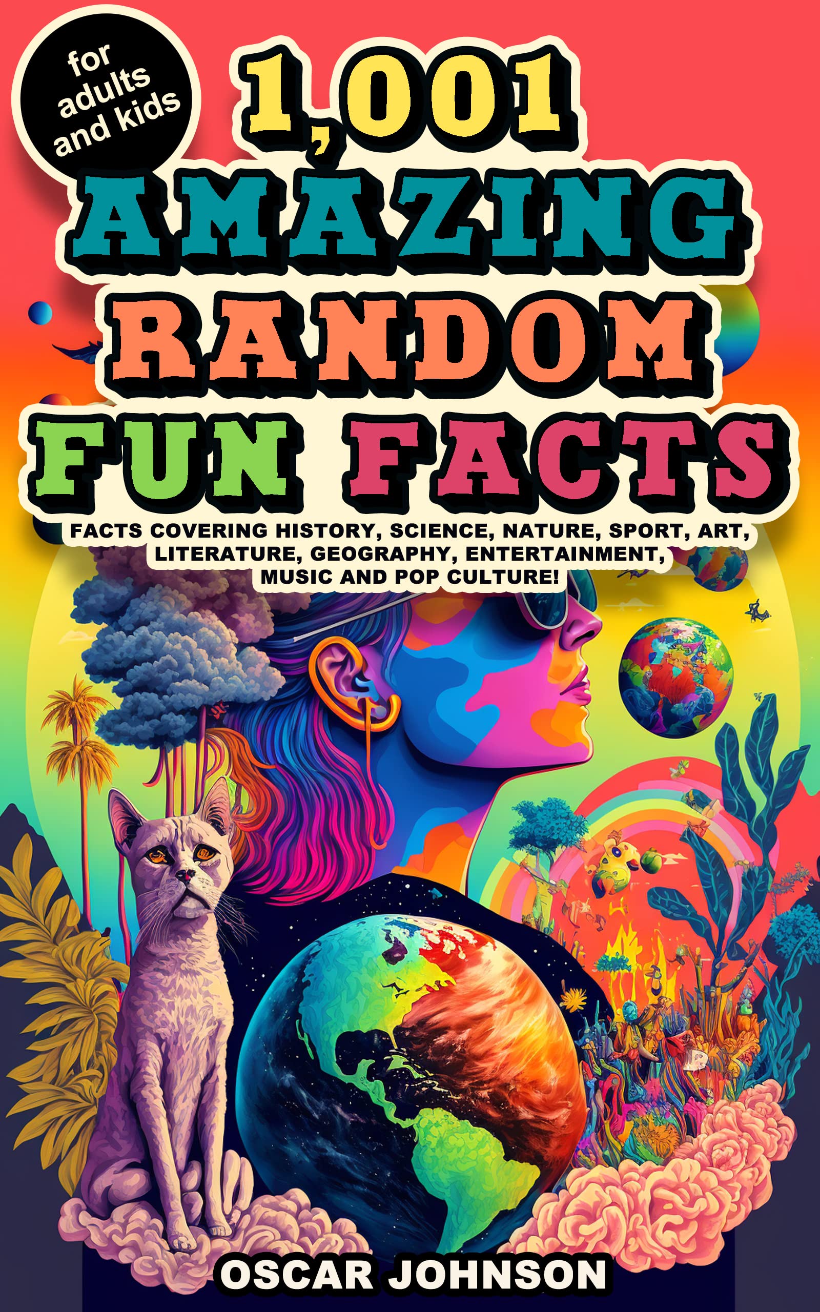 1,001 Amazing Random Fun Facts for Adults and Kids: Facts Covering History, Science, Nature, Sport, Art, Literature, Geography, Entertainment, Music and Pop Culture (Educational Trivia Book 1)