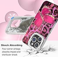 Vista 473 de I-MGAE-IN-AR - Funda diseñada para iPhone 12 y 12 Pro, diseño de mariposa plateada brillante, funda protectora de poliuretano termoplástico, suave