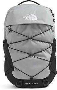 THE NORTH FACE Borealis Commuter Laptop Backpack | Water Repellent Finish, 16 Laptop Sleeve, Large Main Compartment for Everyday Carry, Meld Grey Dark Heather/TNF Black-NPF, One Size
