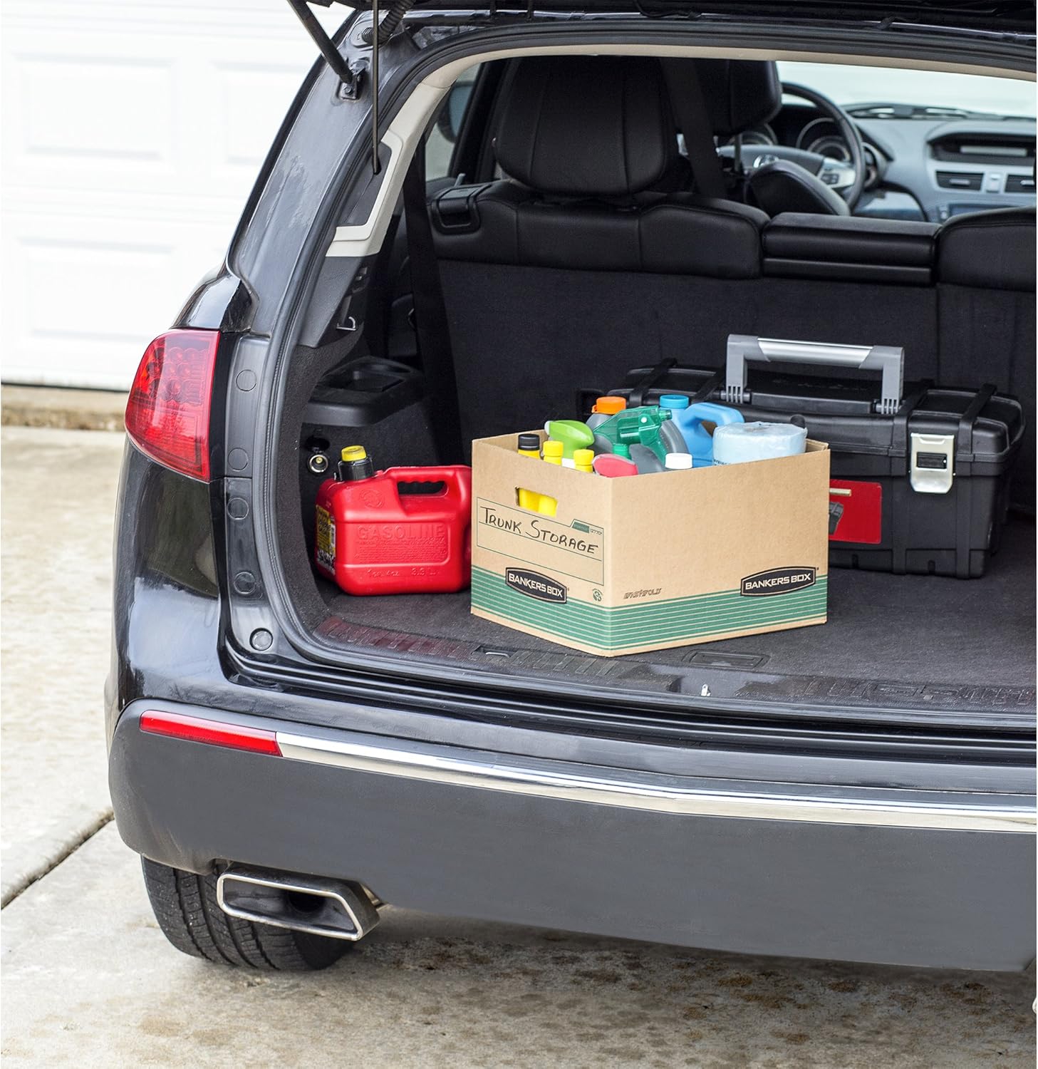 Bankers Box 1277008 STOR/File Medium-Duty Storage Boxes, FastFold, Lift-Off Lid, 100% Recycled, Letter/Legal, Pack of 20 : Office Products