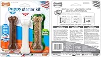 Vista 10 de Nylabone - Kit de inicio para cachorros con juguetes para masticar, paquete de juguetes y golosinas para masticar, suministros para cachorros
