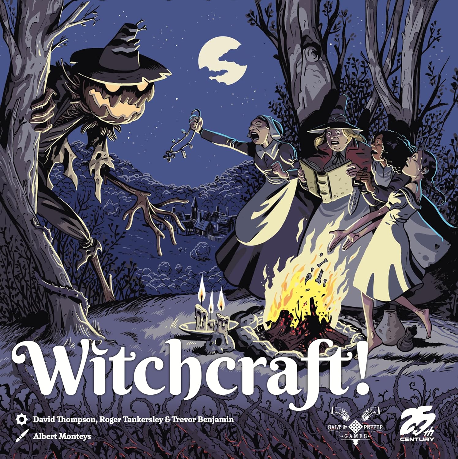 Witchcraft, Fast Playing Solitaire Card Game to Lead a Coven of Witches and Save The Village - 25th Century Games