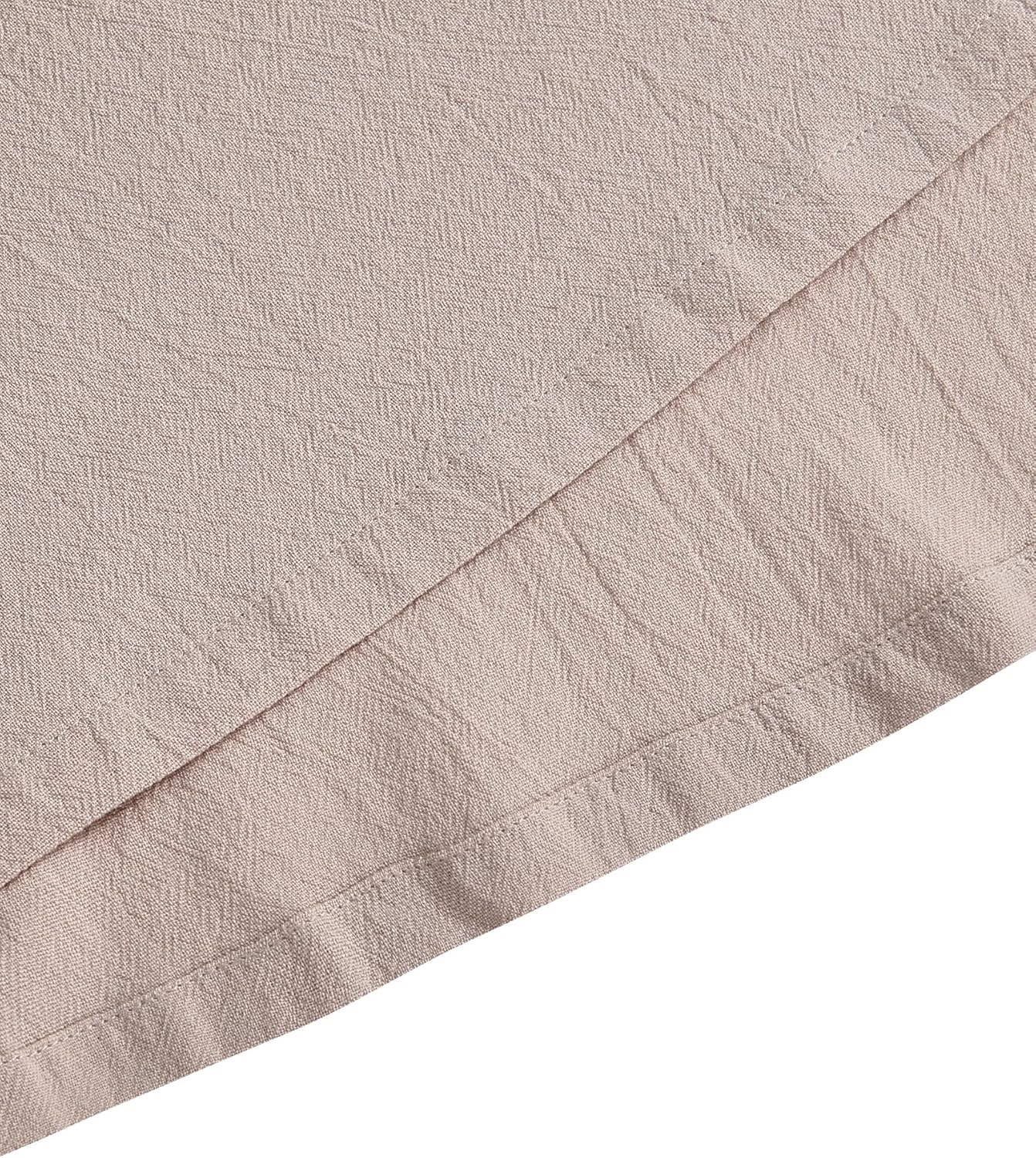 Women's Plus Size Short Sleeve Casual Cotton Linen Long Dress Crew Neck Button Summer Beach Maxi Dress - Image 6