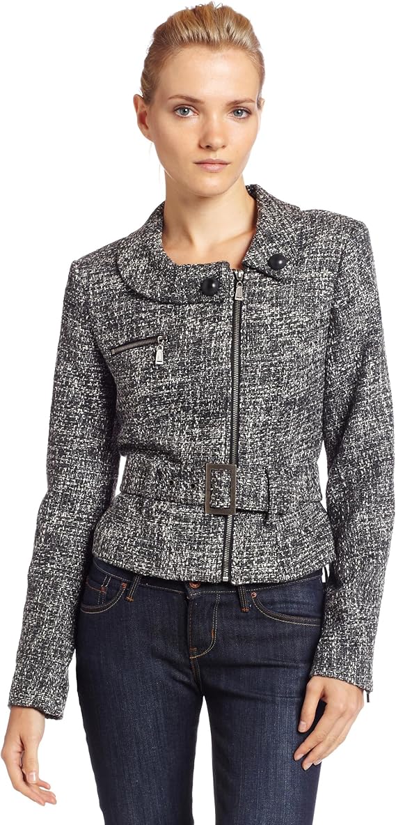 tweed motorcycle jacket