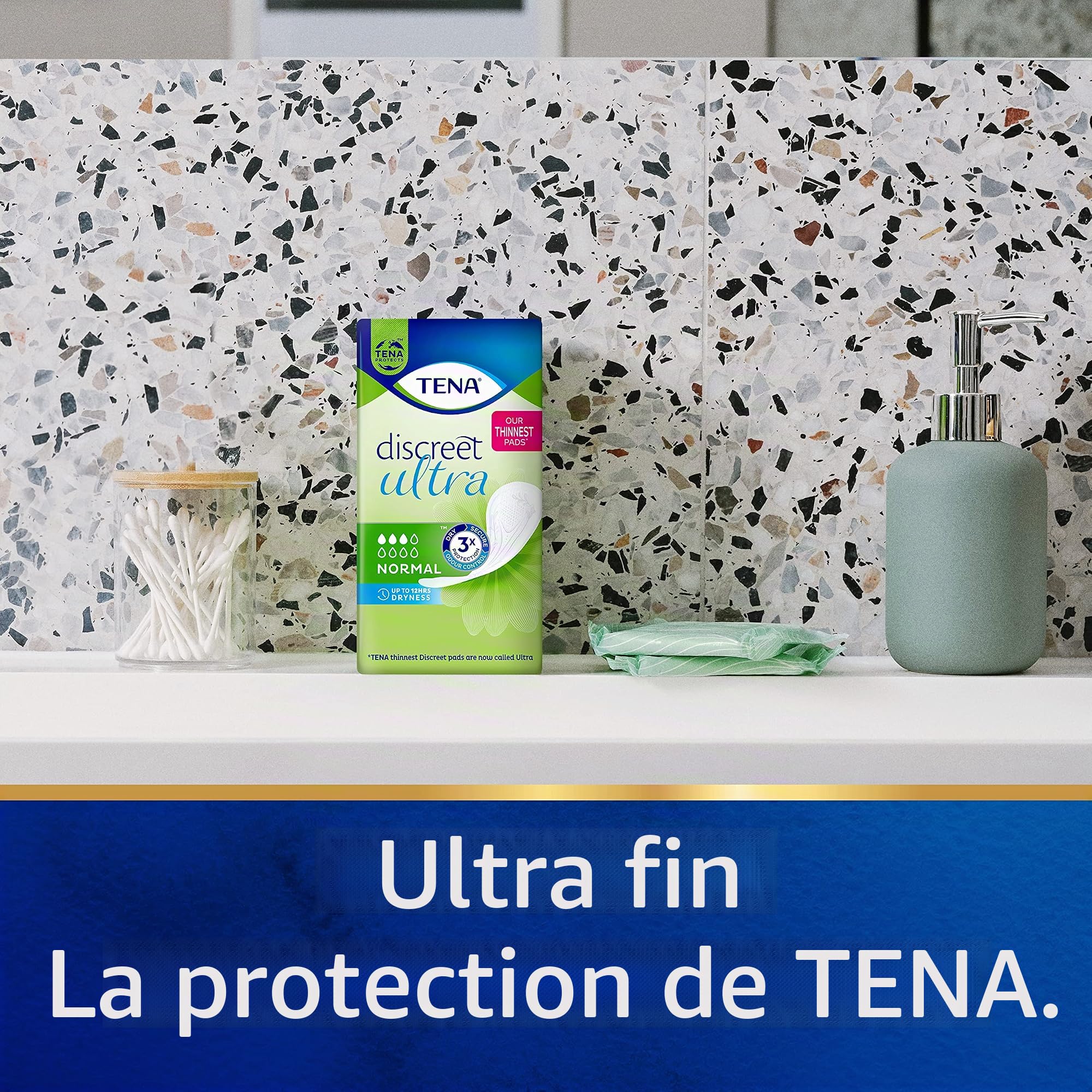 Serviettes TENA Discreet Ultra x128