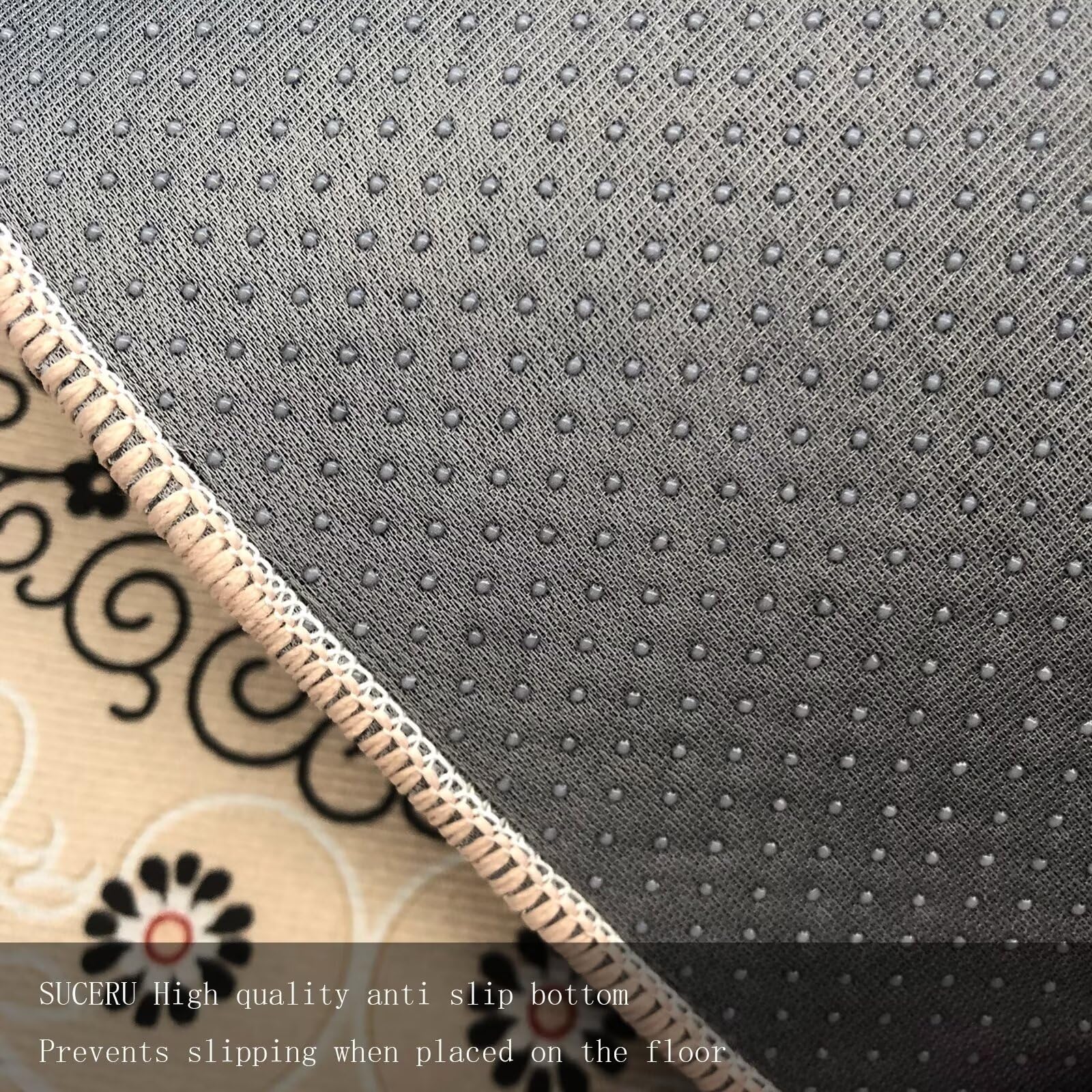Teppich Läufer Flur Diele Küche rutschfest Waschbar Grau Dauerhaft 100X400CM Abstrakt Teppichläufer für Wohnzimmer Korridor Schlafzimmer Büro Esszimmer Flurläufer Anpassbar Meterware