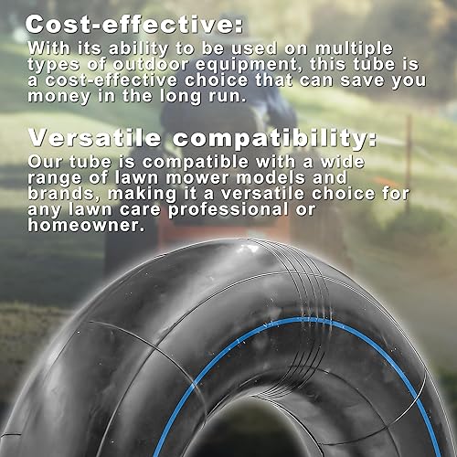 Miniatura 6 de APEXIS Paquete de 2 tubos interiores de repuesto de alta calidad de 3.003.50-8 pulgadas, se adapta a camiones de mano, carros, carretillas,