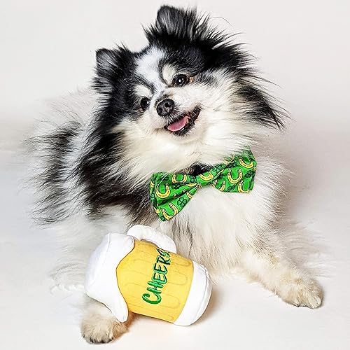 Miniatura 4 de Huxley & Kent Pajarita para mascotas para perros y gatos, accesorio para collar ajustable, lindo y cómodo para vacaciones o día de San Patricio,