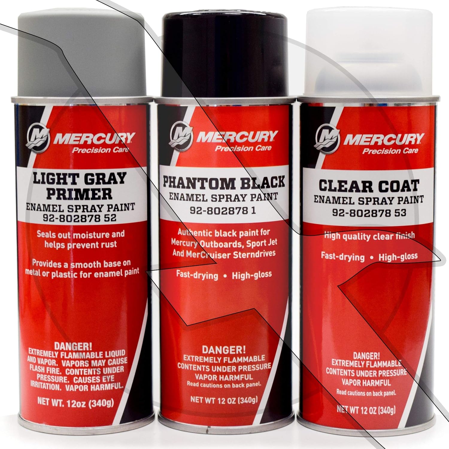 Mercury/Mercruiser Phantom Black OEM Engine Primer Spray