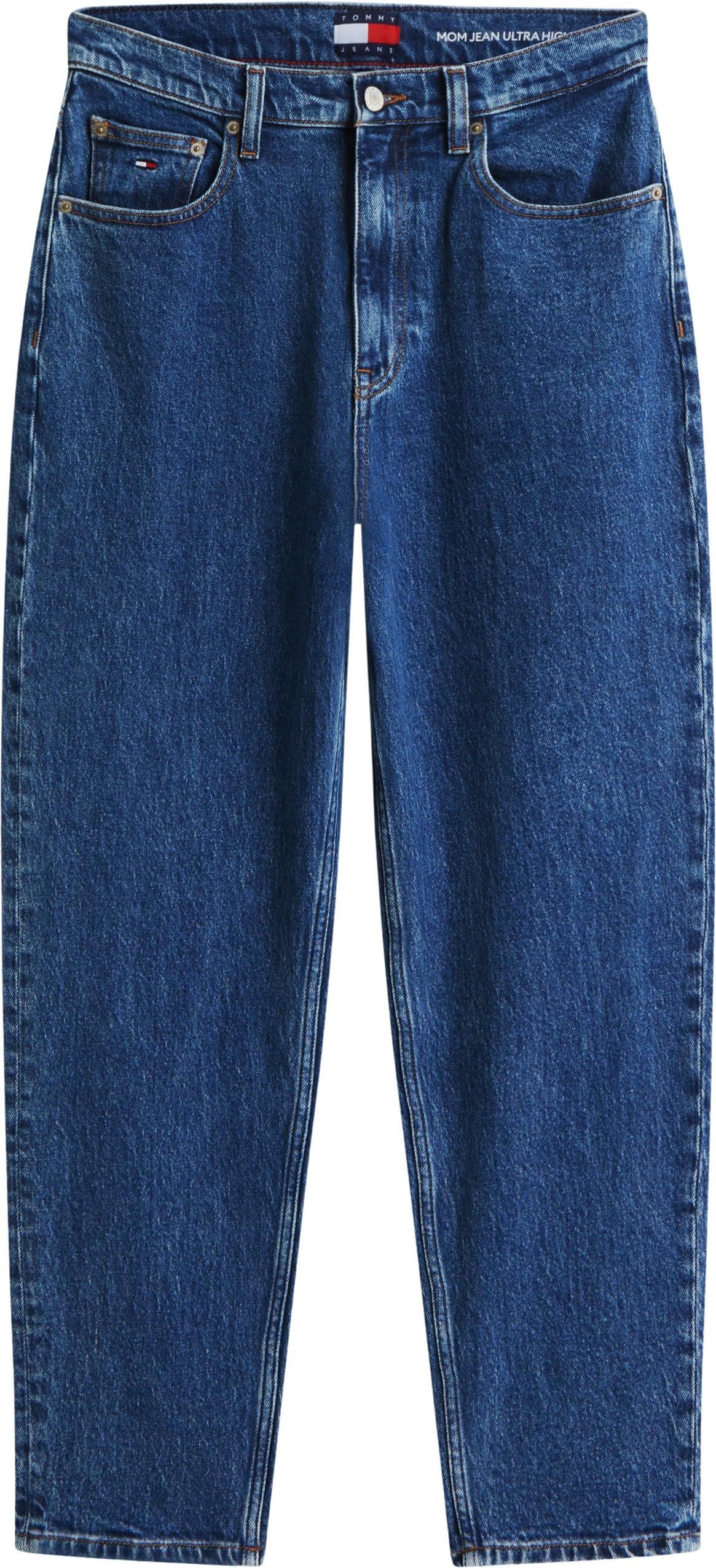 Tommy Jeans Damen Zugeschnitten Mom Jean UH TPR Bj4133 Dw0dw23464