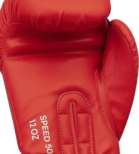Miniatura 5 de adidas Speed 50 Guantes de boxeo de gel Guantes de boxeo para adultos para hombres y mujeres Guantes de bolsa pesada, guantes de kickboxing para