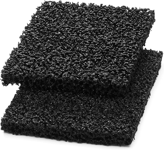 simplehuman KT1137 Pack of 2 Odorsorb Filter Replacement Refills, Activated Charcoal, Odour Eliminator Neutraliser Freshener, Suitable for Bin Lids, Cabinets, Cupboards, Fridge, Black Natural Charcoal
