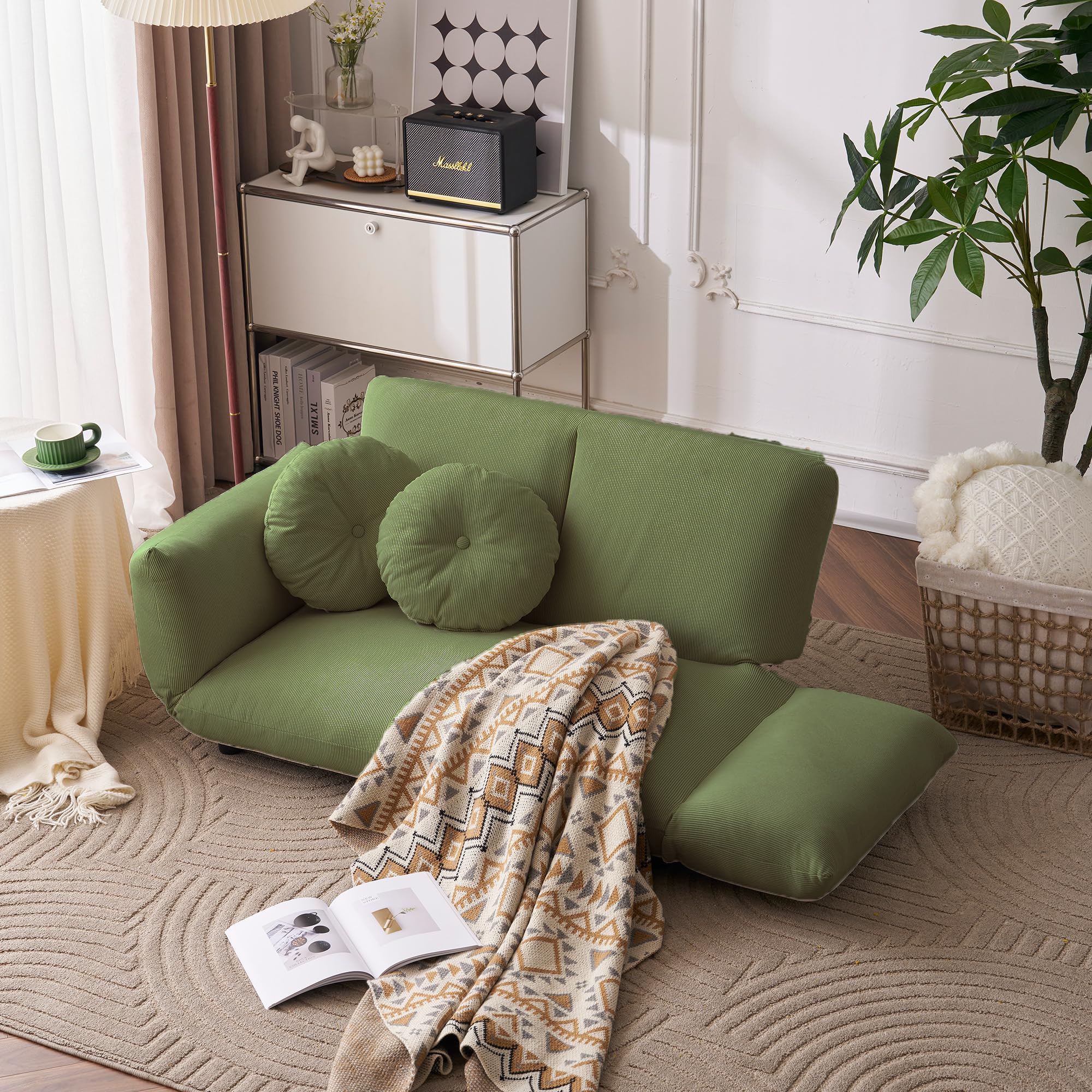 Amazon｜IKIFLY ソファ 2人掛け ソファベッド フロアソファ