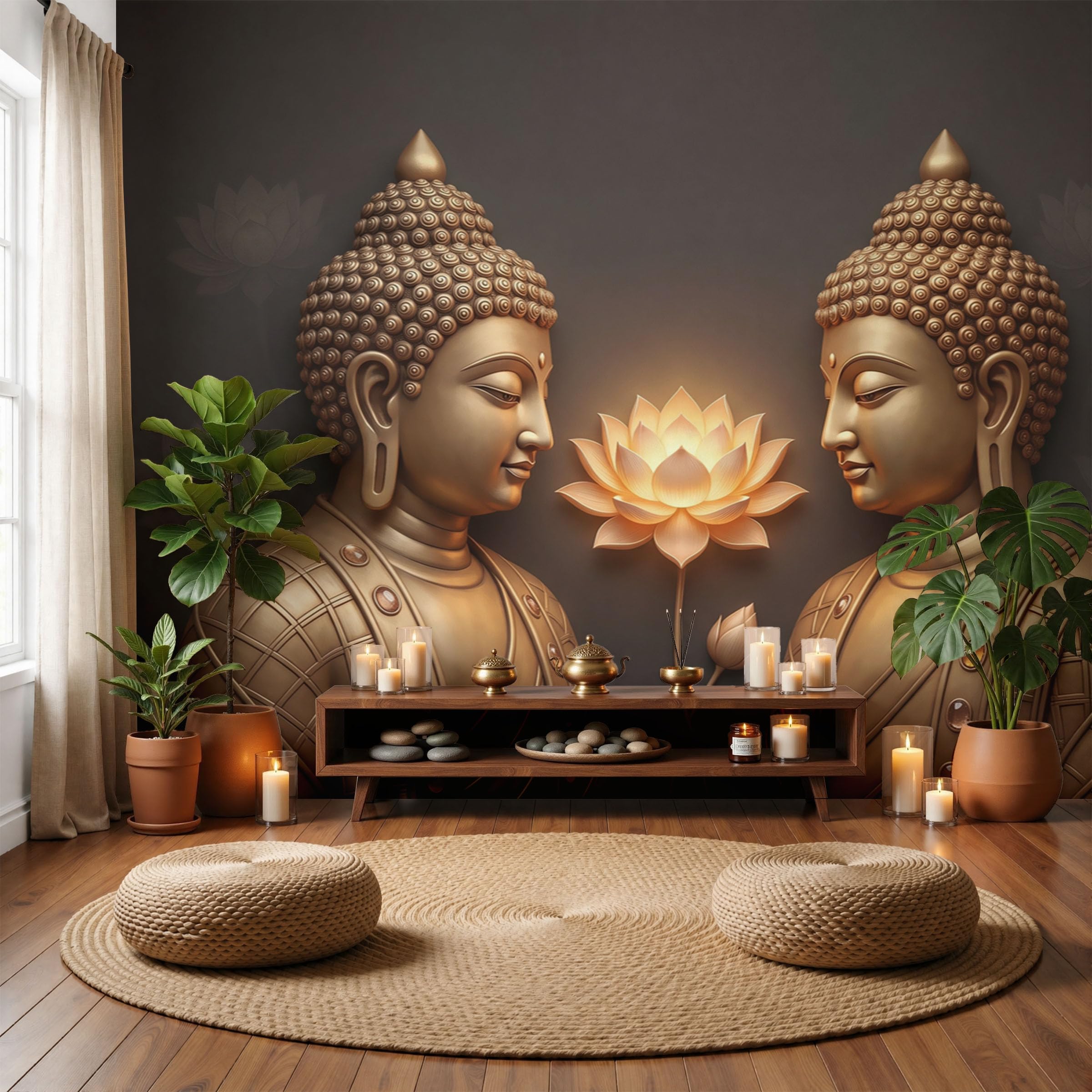Papel Pintado Fotomural Papel Tapiz Arte Zen
