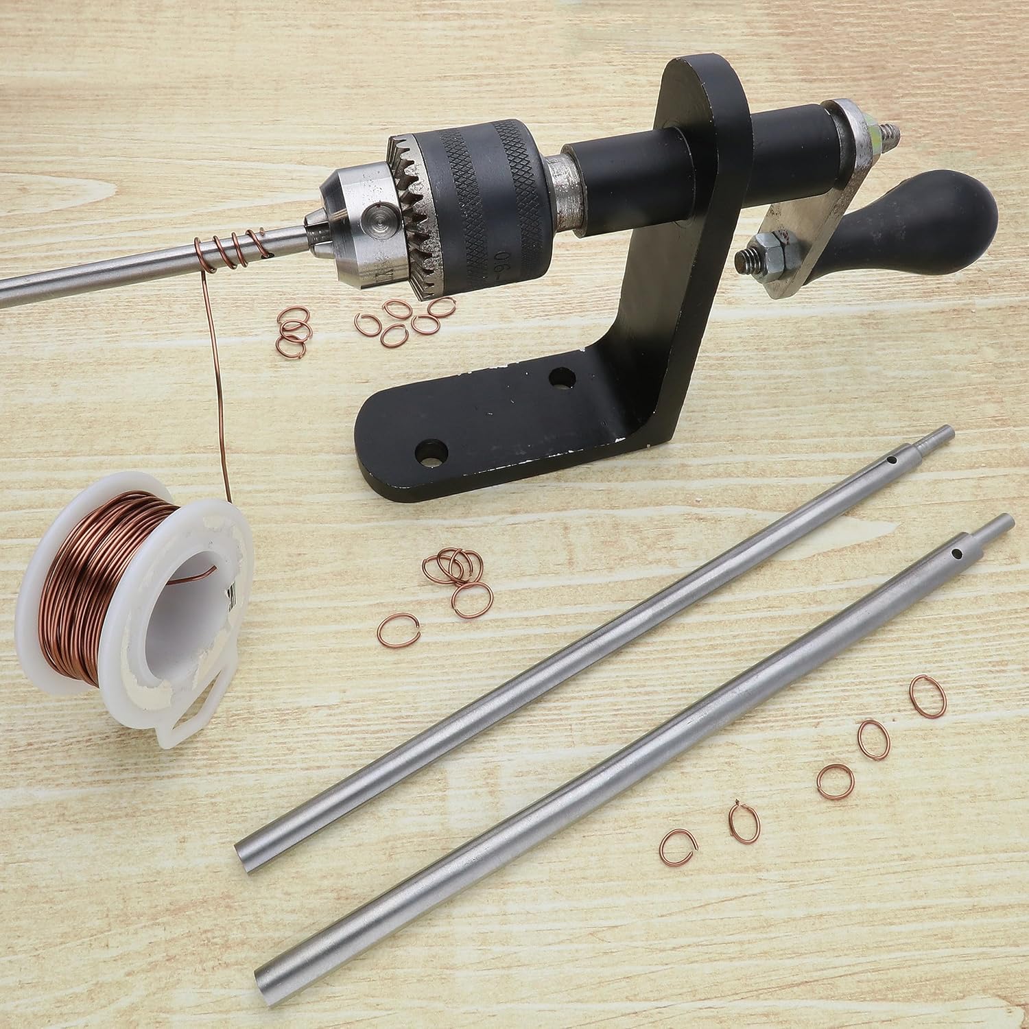 The Beadsmith Oval Mandrels – Wire Elements – Works with EZ Coiler Pro – 3 Rods Make 4x6mm, 6x8mm & 5x7mm Oval Shapes – Create Jump Rings, Coiled Beads, Beaded Coils, and Spirals