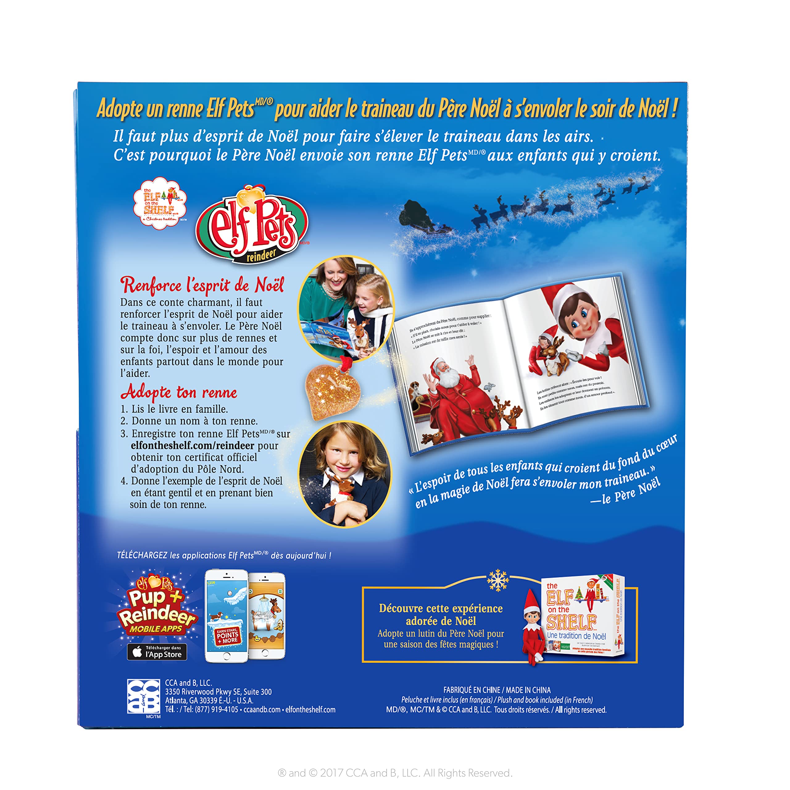 The Elf on the Shelf - Il Cofanetto Tradition Renna - con libro di racconti illustrato - L'Elfo sullo scaffale Tradizione di Natale - Peluche Natale