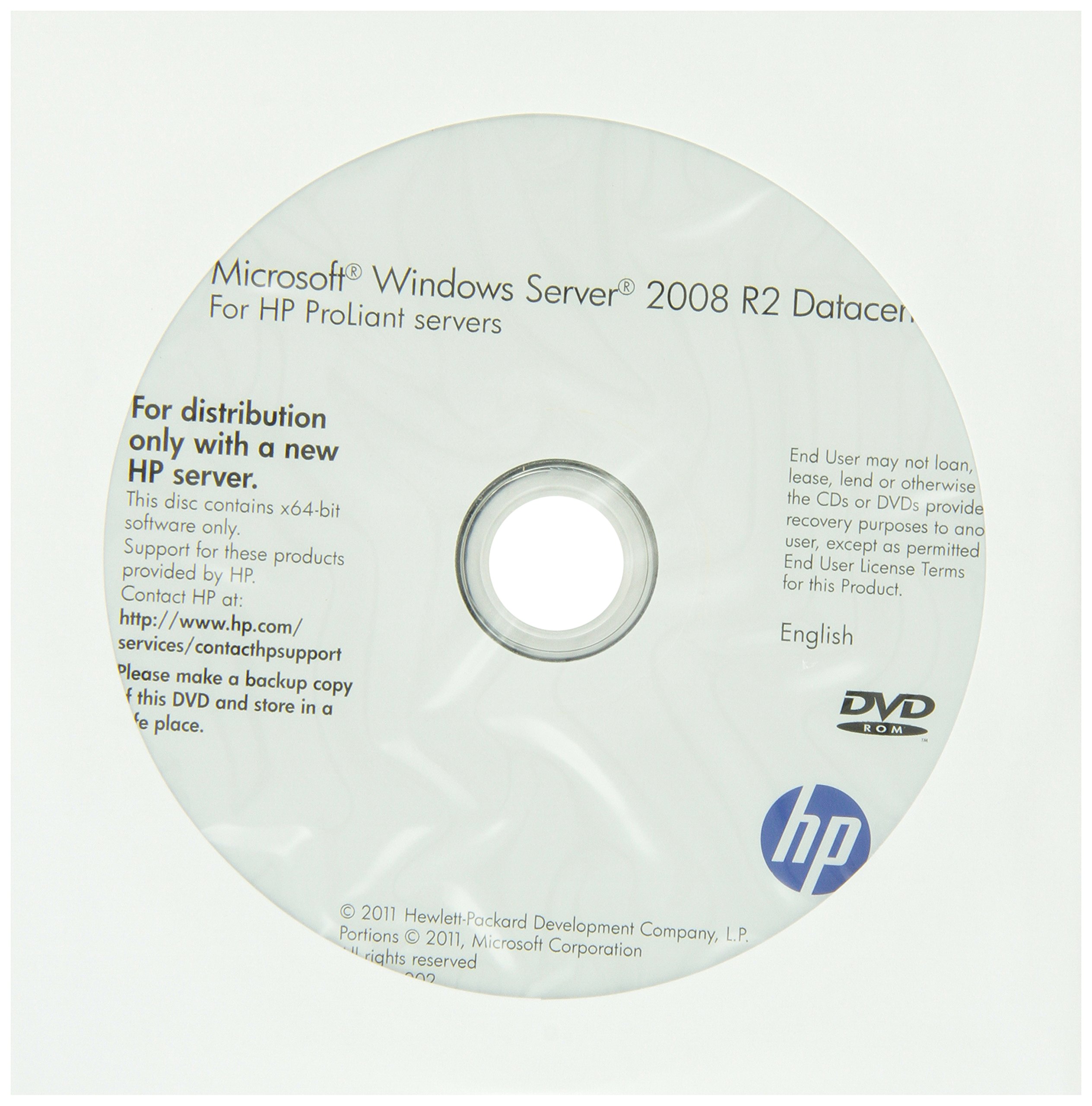 Microsoft Windows Server 2008 R2 Data Center Edition - Licencia OEM