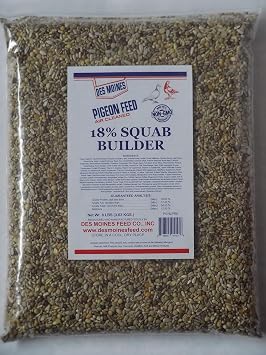Squab Builder Pigeon Mix 18% 8 lbs
