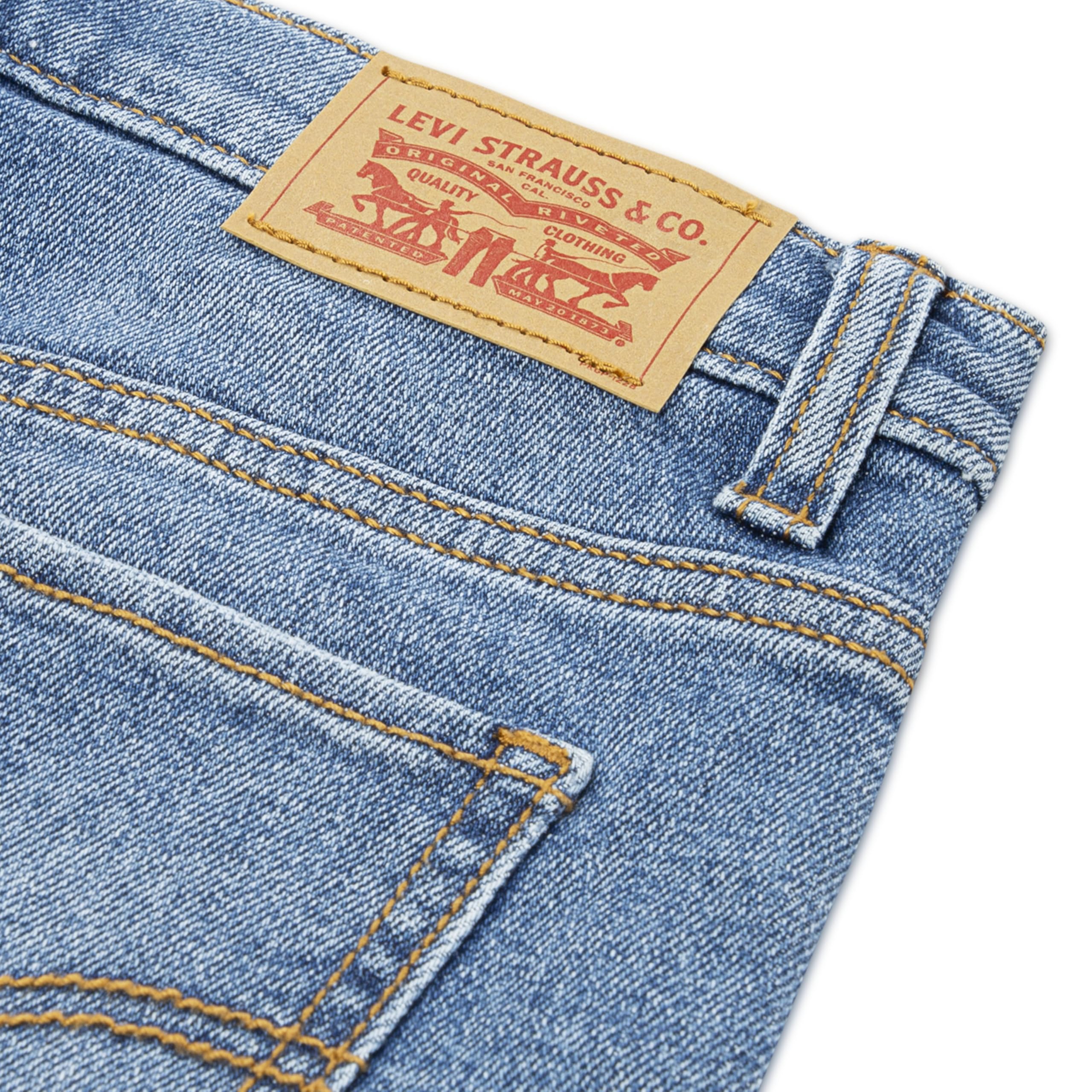 Levi's Mädchen Blau Girlfriend Fit Shorts