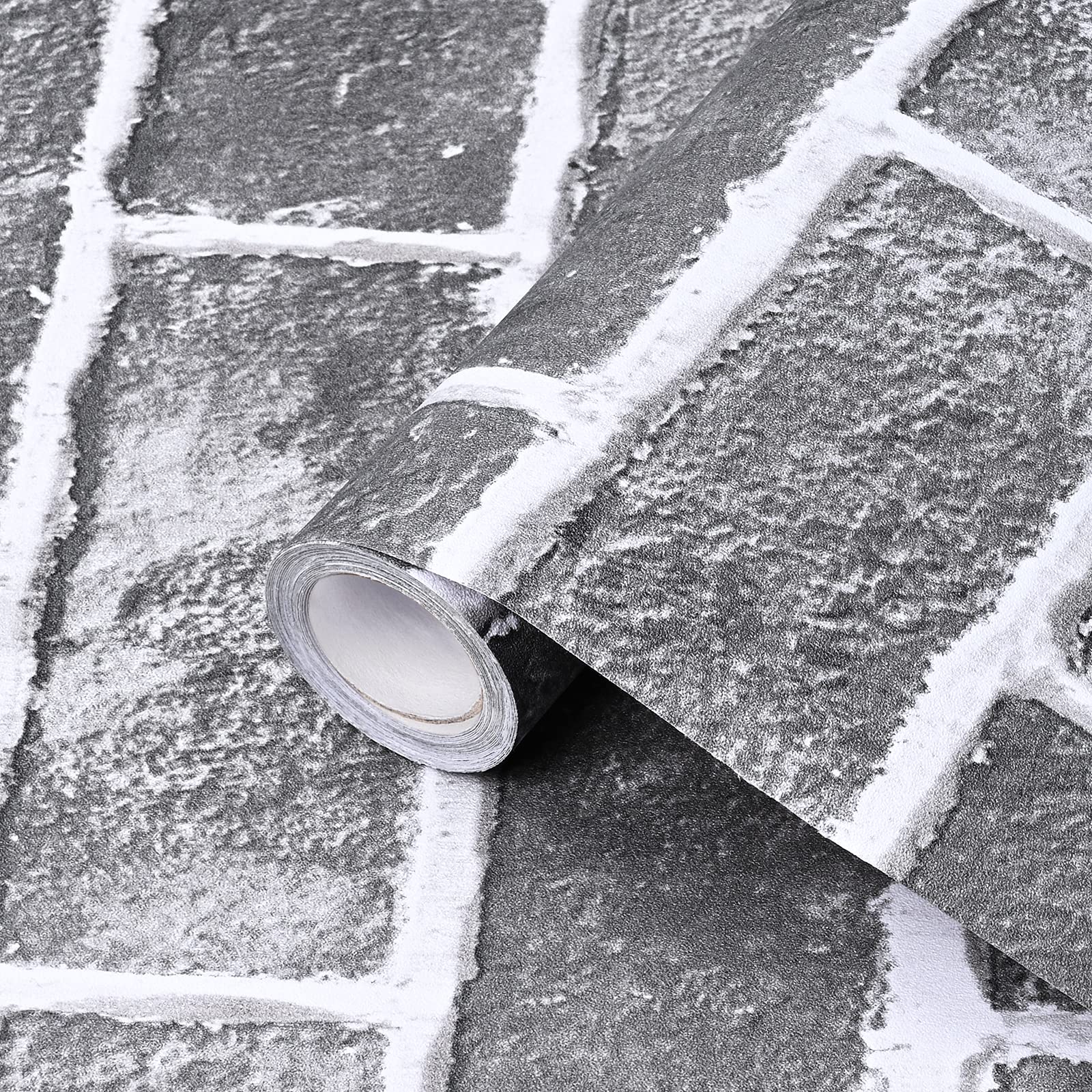 Buy Sunm Boutique Retro Industrial Style Self Adhesive Wallpaper, Black