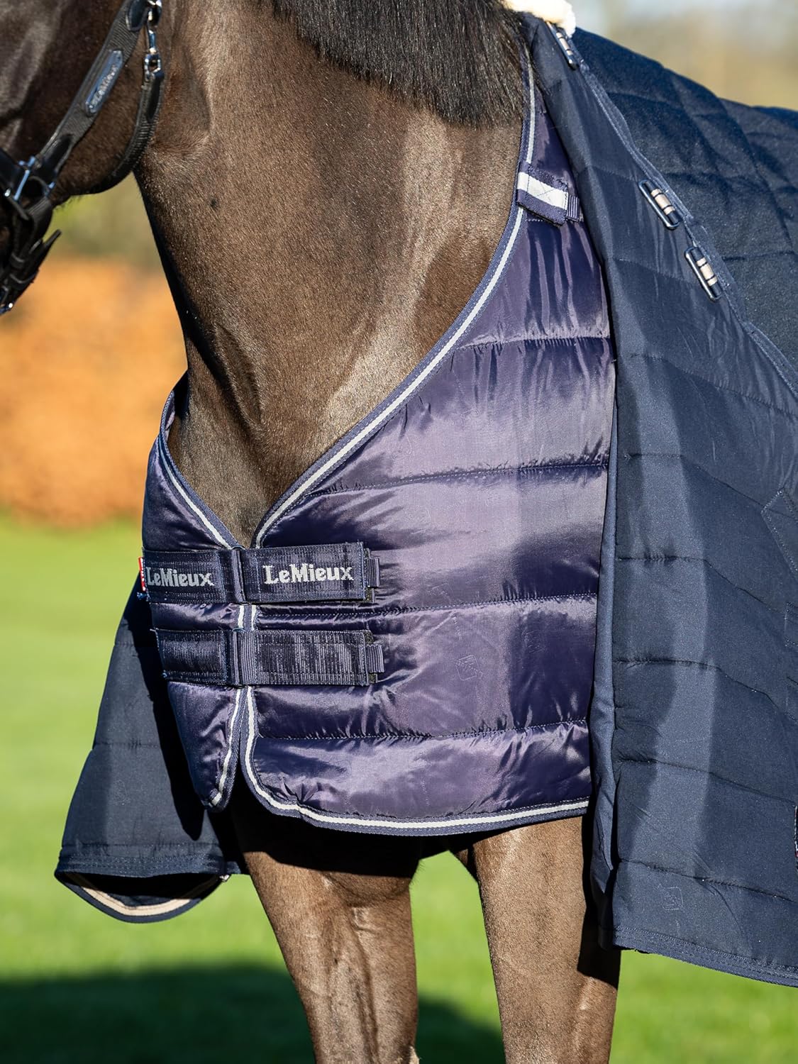 LeMieux Blanket Liner - 100g - Navy Blue - 6ft9 (81in)