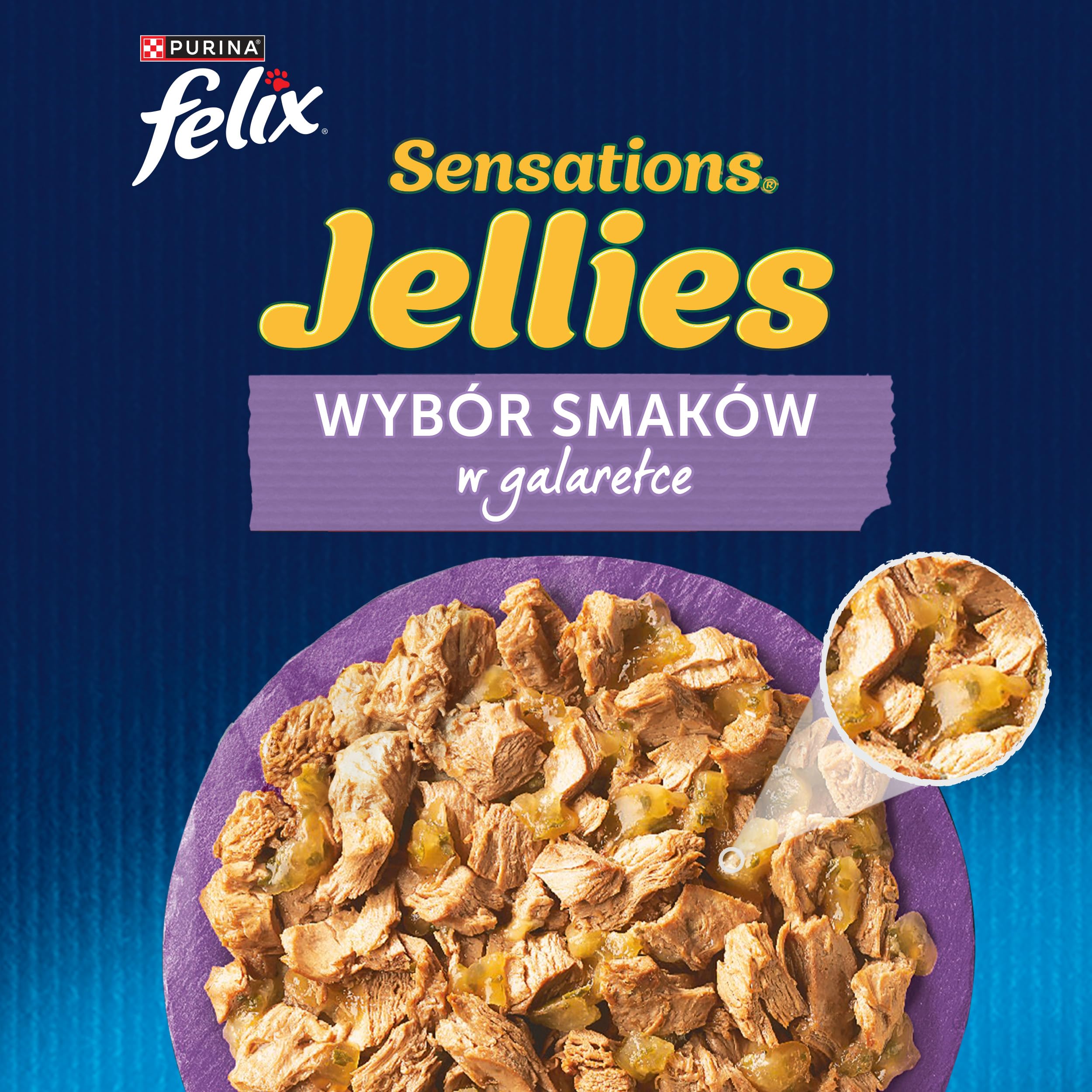 Purina Cibo per gatti Felix Sensations Tacchino Agnello 12 x 85 g