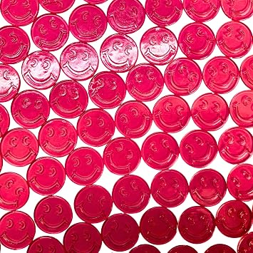 MR CHIPS Bingo - 3/4 Size 100/300/600/1200 Counting Markers in Red, Blue and Green Colors Smiley Face Design