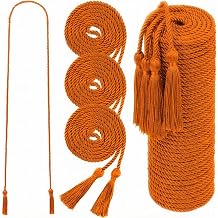 TFTAFAN 36 pcs Graduation Honor Cords Bulk 68" Grad Braided Honor Cord with Tassel for Commencement, Academic Achievements, School Ceremonies and Student Organizations Orange
