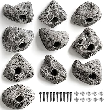 10 PCS Rock Climbing Holds for Rock Climbing Wall Made in USA