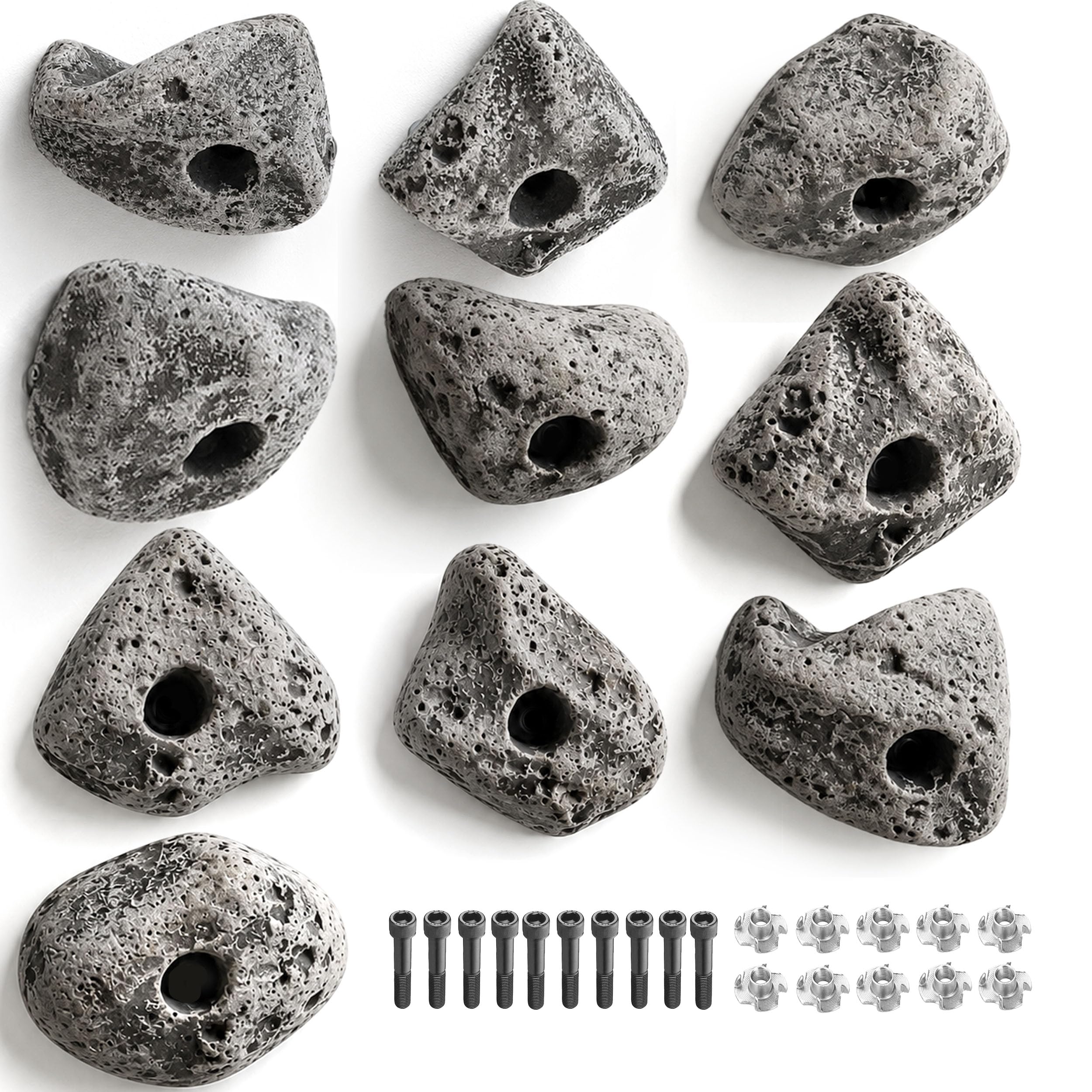 10 PCS Rock Climbing Holds for Rock Climbing Wall Made in USA