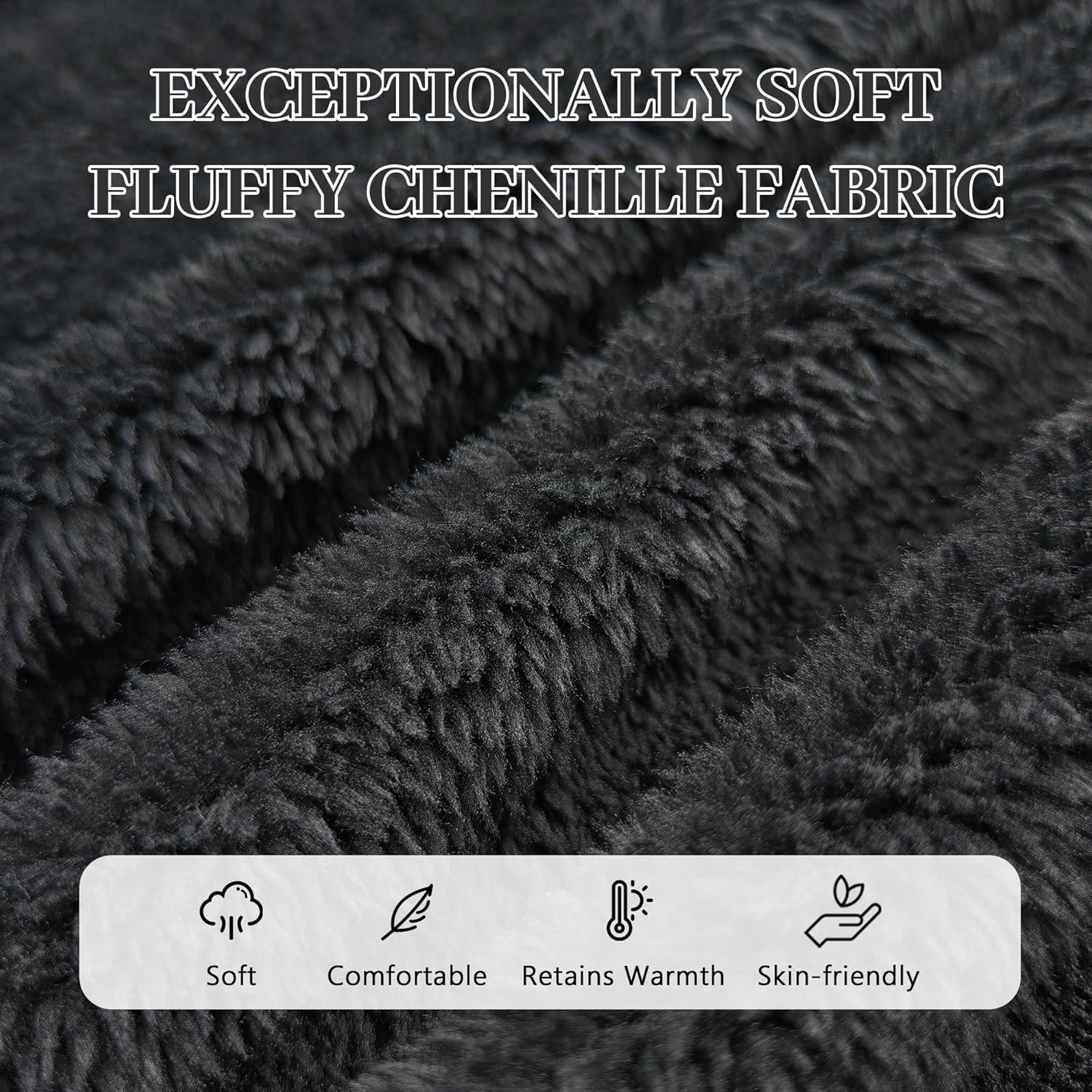 Plush Lightweight Hooded Robes For Women, Soft Warm Long Fleece Bathrobe for Women Lounge Spa Robe - Image 2