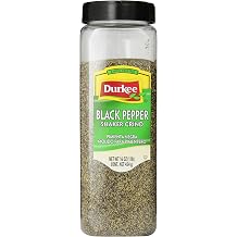 Durkee Pepper Black Shaker Grind, 16-Ounce Container Pack of 2