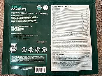 Amazon.com: Zena Complete Organic Super Greens Powder