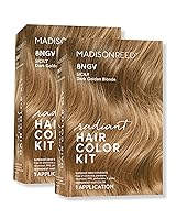 Vista 16 de Madison Reed - Kit de tinte radiante para el cabello, tinte permanente para el cabello, cobertura de canas superior, sin amoníaco, rubio Amalfi