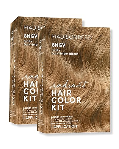 Miniatura 16 de Madison Reed - Kit de tinte radiante para el cabello, tinte permanente para el cabello, 100 % cobertura de canas, sin amoníaco, castaño claro Novara