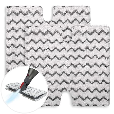 Flammi 2 Pack Washable Replacement Steam Mop Pads for Shark Lift-Away Pro Steam Pocket Mop and Genius Steam Pocket Mop Series, Model S3973 S3973D S5002Q S5003A S6001W S6002 S6003D, Replace XTP184