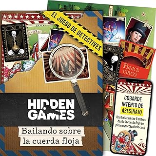 Comprar Hidden Games – Escena del Crimen – Bailando sobre la Cuerda Floja – Juego de Crimen, Casos policiales Resolver Juegos, crímenes imperfectos, Detective Game, Exit Juego de Mesa, Resolver un Caso