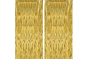 Metallic Backdrop Curtains