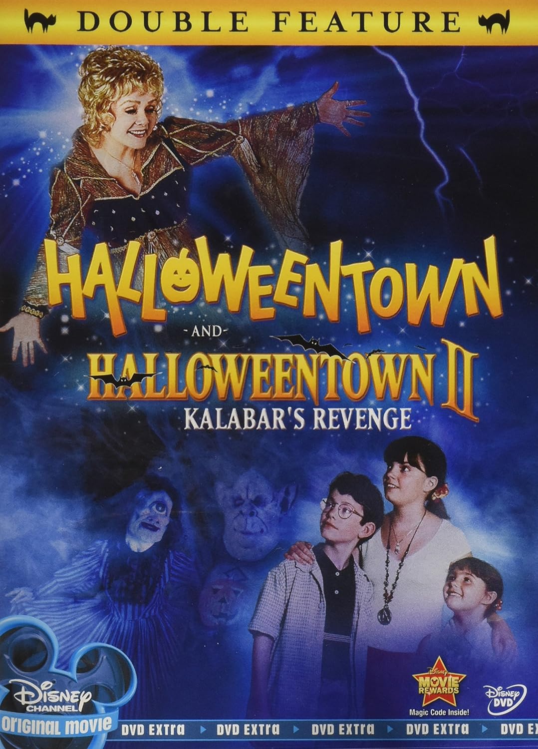 Whimsical witchy street from Halloweentown