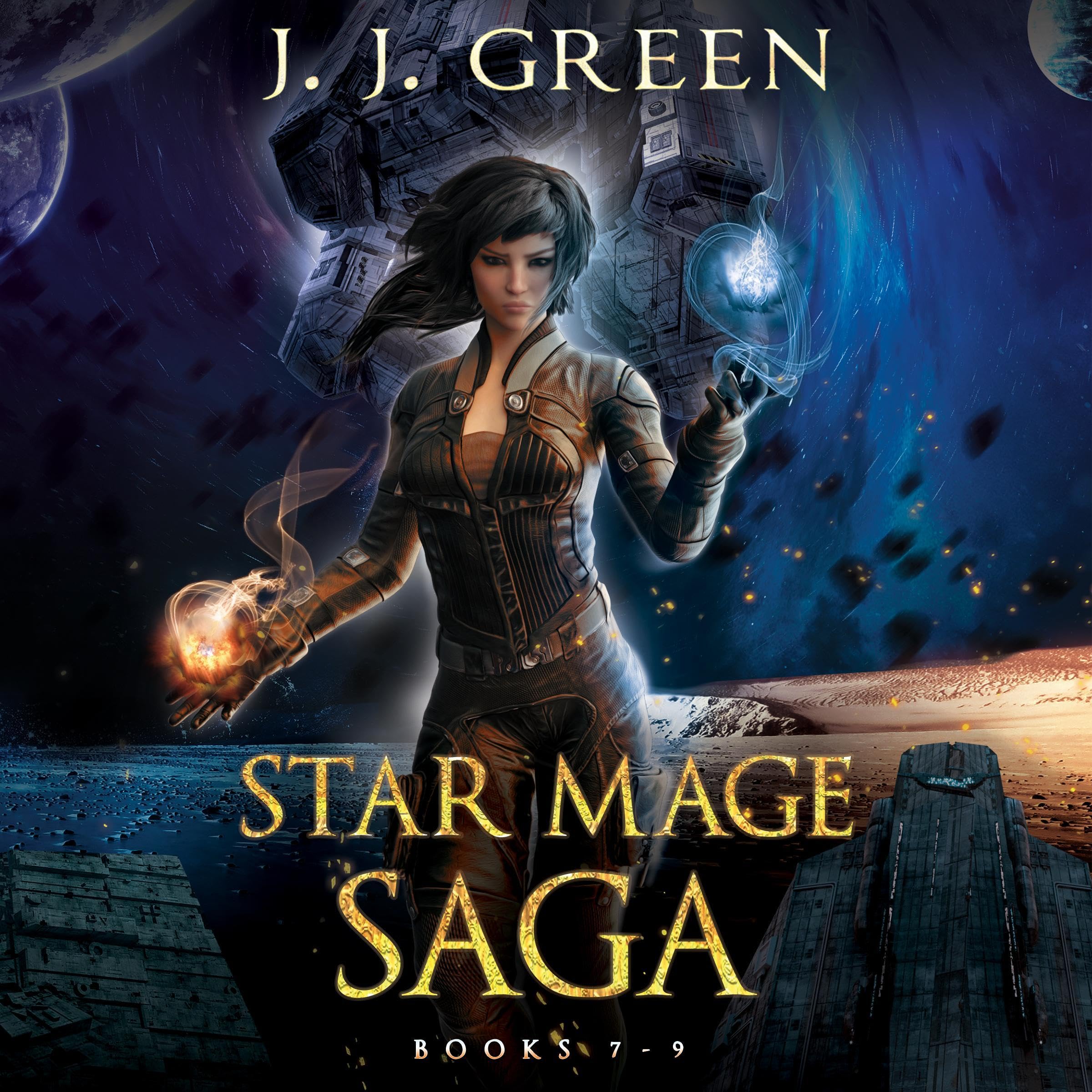 Cover art for Star Mage Saga Books 7-9