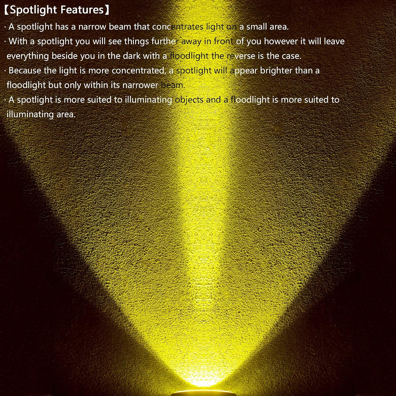 Led Pod Lights Spot Fog Lights Amber/Yellow 2Pcs 60W 4 Inch Work Auxiliary Lights Ditch Lights Fit for Motorcycle Truck Car SUV ATV Boat pickups Tractor 12V 24V Led Driving OffRoad Lights