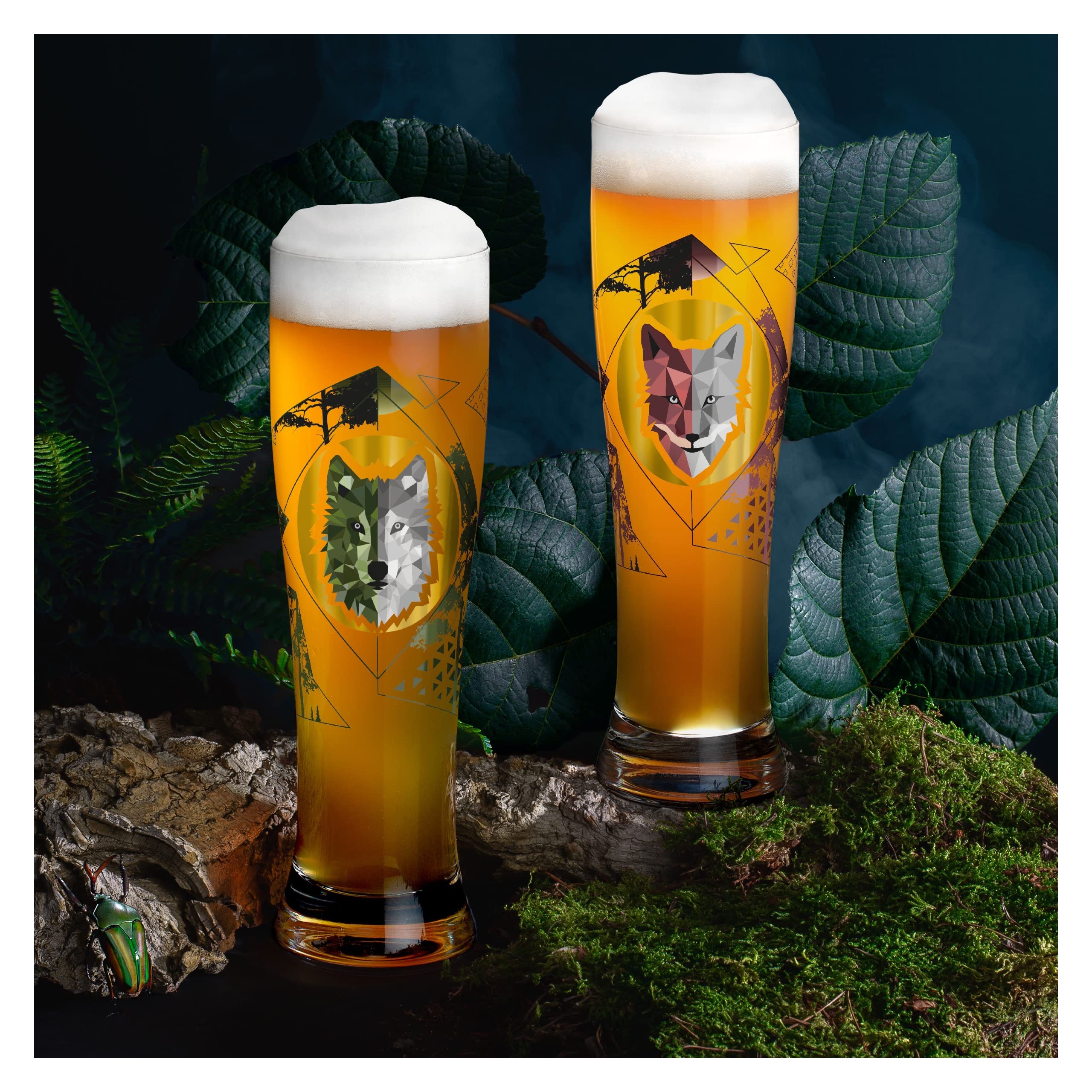RITZENHOFF Verre à bière - Fabriqué en Allemagne | Réf. 3481002, Série Brauchzeit Set, 1 verre à bière 500 ml, en cristal, lave-vaisselle
