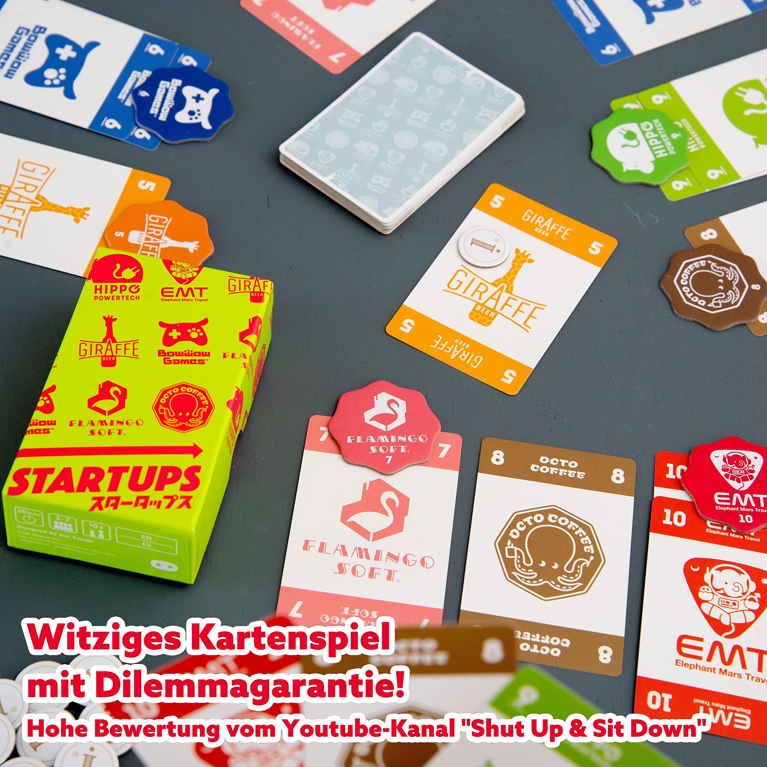 Oink Games Startups Strategy Game for Adults & Children (from 10 Years) • Become a Startup Investor • Party Game for Game Night (German) - Image 4