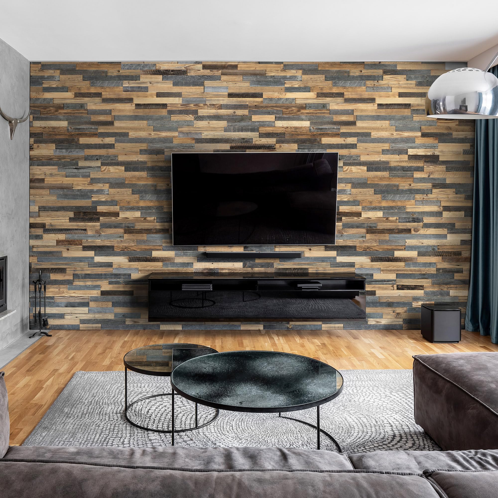 Rustic Internal Wall Cladding Aged Wood Wall Interior 862x862