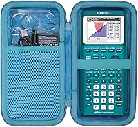 Vista 17 de co2CREA Estuche de transporte para Texas Instruments TI-84 Plus CE Python mejorado/TI-84/TI-Nspire CX II CAS/TI-Nspire CX II/TI-83 Plus/TI-89
